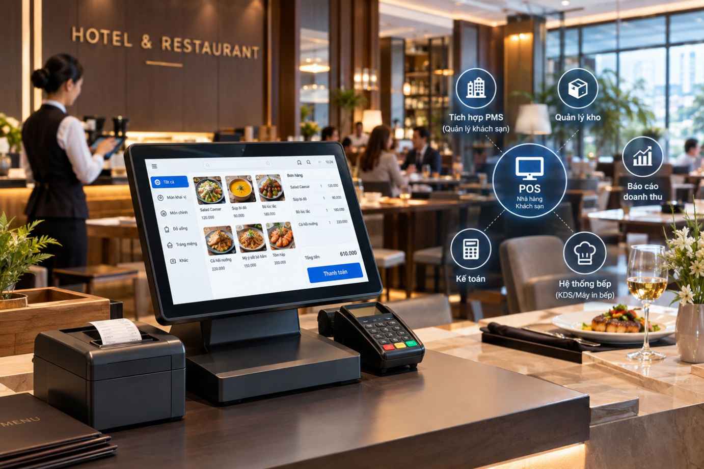 POS Nhà Hàng Khách Sạn: Tính Năng & Lợi Ích